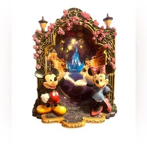 Disney x Bradford  Exchange Mickey & Minnie 30th Anniversary Main Street Plate
